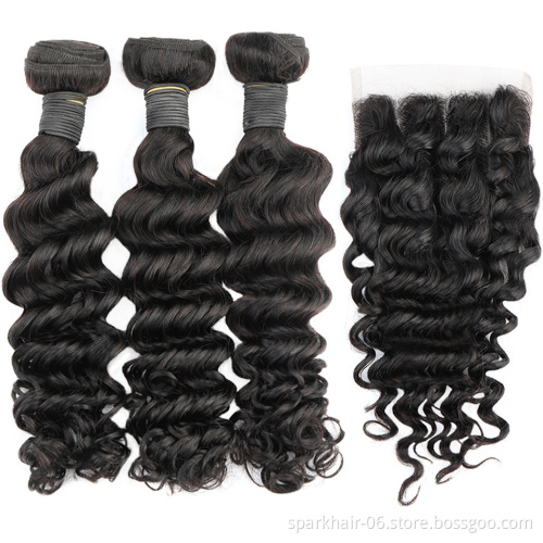 Cheap 9A 10A 11A Grade 100% Peruvian Human Hair Weave Extensions Vendors Raw Peruvian Hair Bundles with Closure Double Drawn